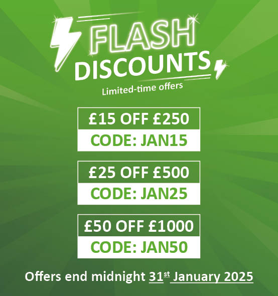 Flash discounts!